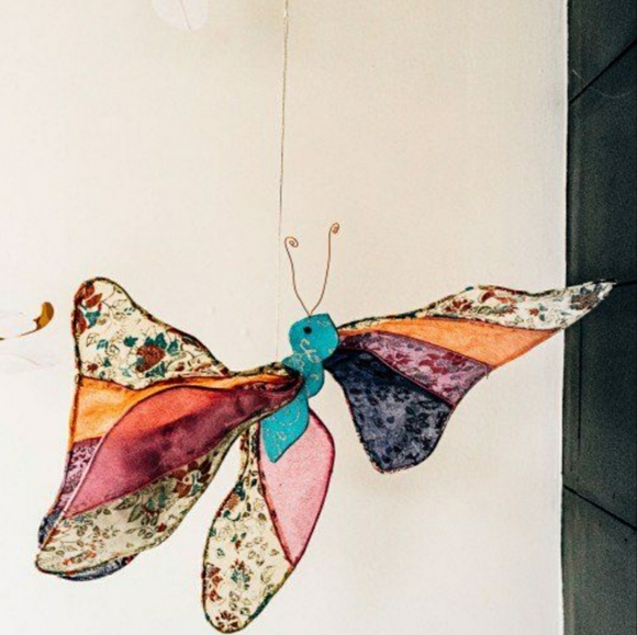 Other - **SOLD** Set of Silk Paper Butterflies Mobil BNWT